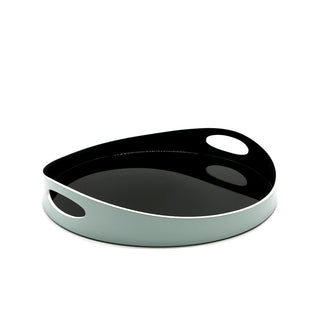 French home decor Basile tray sage black