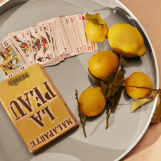 French home decor accessories Basile tray lemon