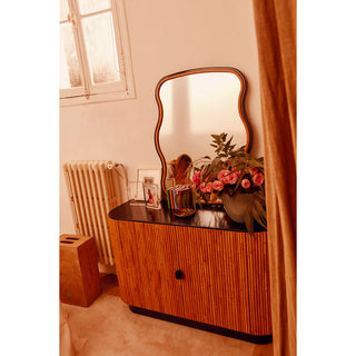 French home decor accessories Noto mirror black interior console