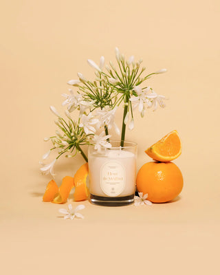 French home decor candle Flower