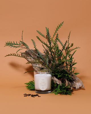 French home decor candle cedar
