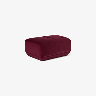 French home decor furniture chill ottoman red