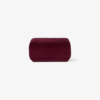 French home decor furniture chill ottoman red front