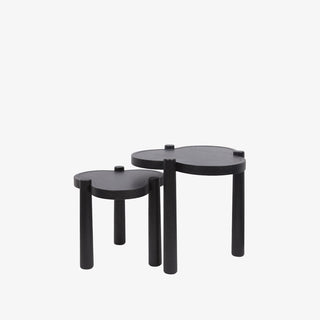 French home decor furniture side table black set